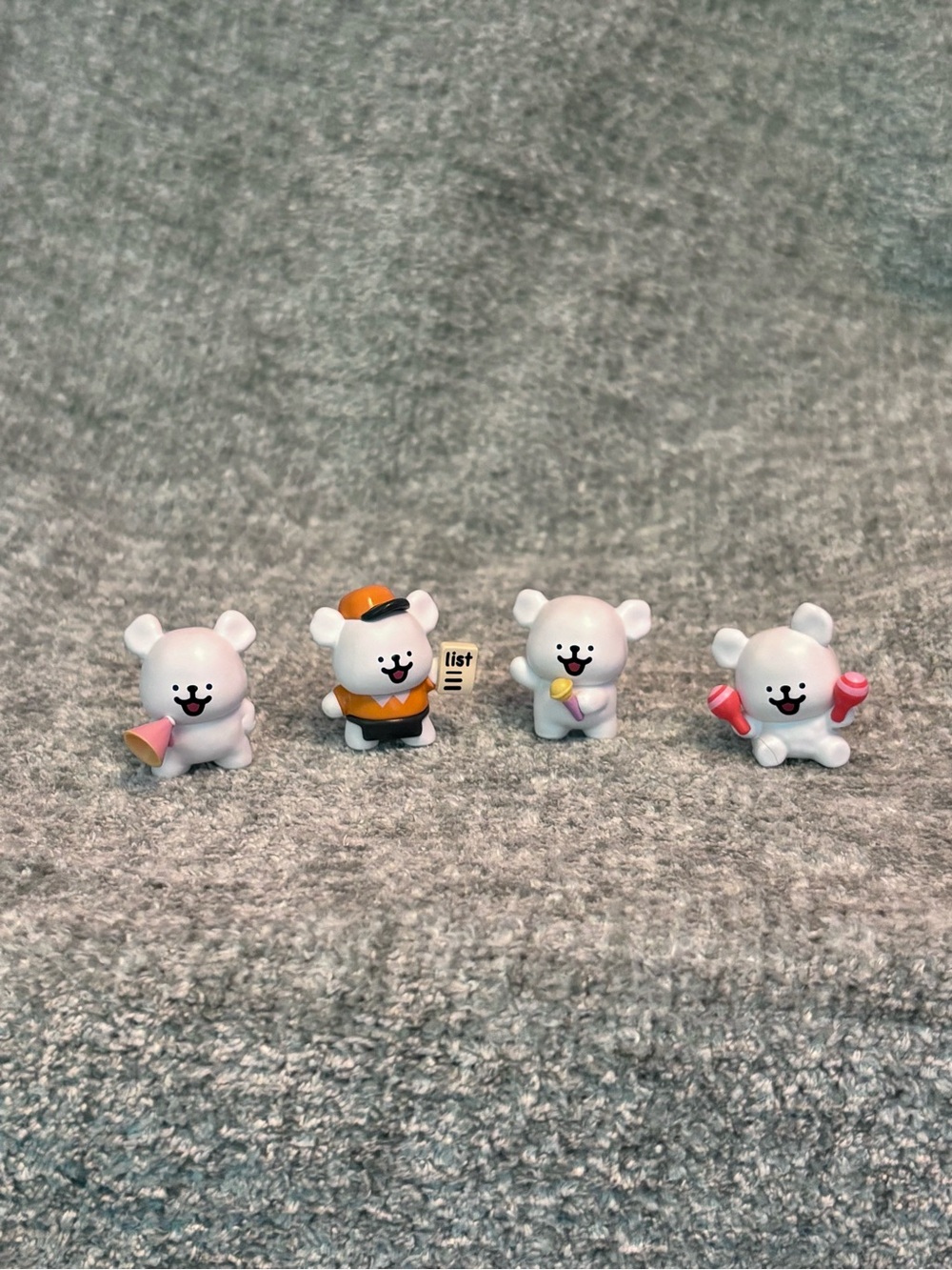 Maltese dog white mini bean bundle of 4 | blind bag mini figures Maltese dog